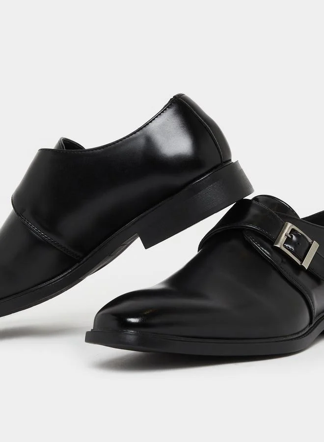 ستايلي حذاء رسمي جلد بسير مونك